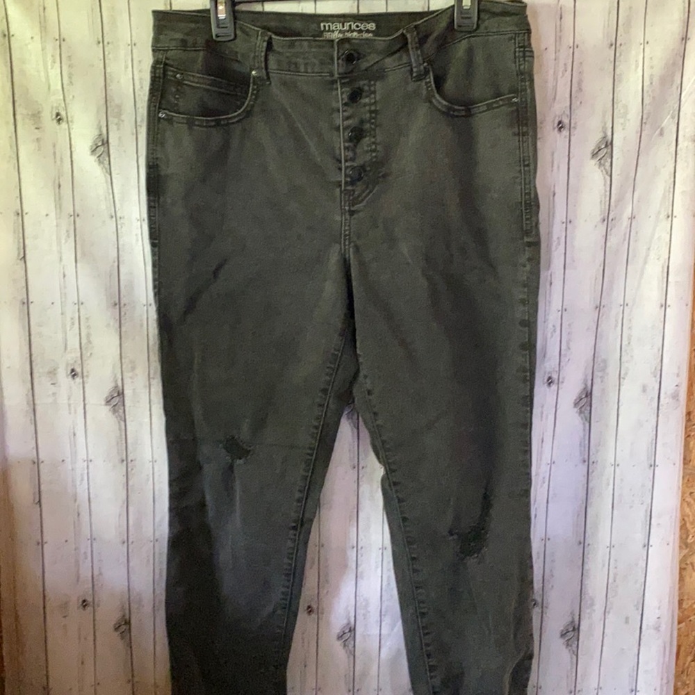 Maurices Everflex Jeans Size 14 Button Fly